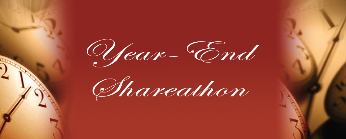 YEAR END SHAREATHON WEEK