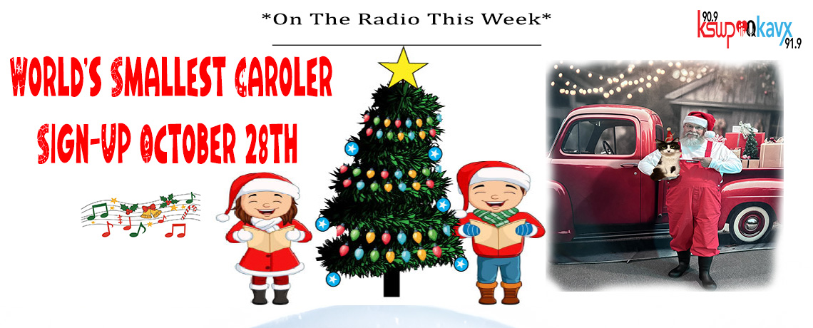 WORLD’S SMALLEST CAROLER SIGN UP DAY