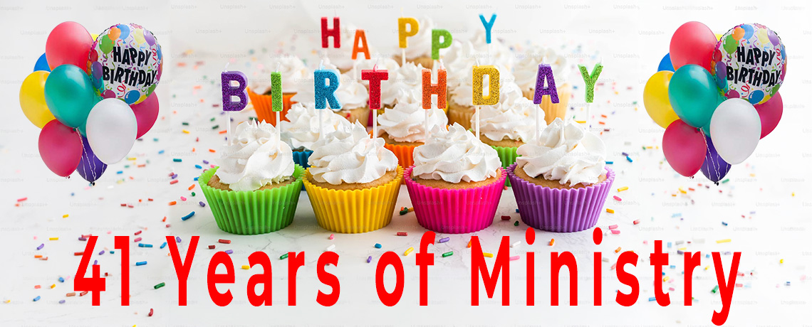 41 YEARS OF MINISTRY