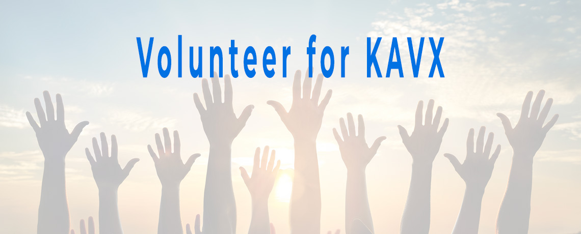 KAVX VOLUNTEER